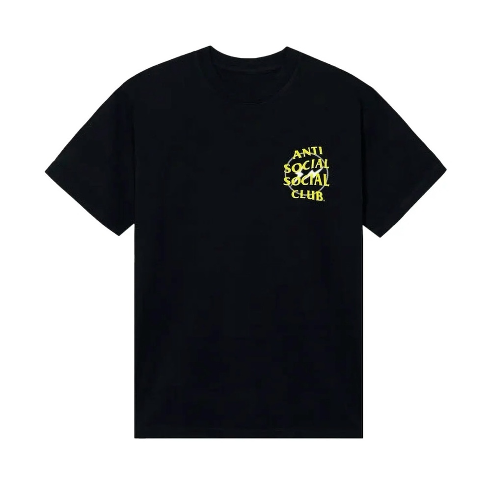 Anti Social Social Club x Fragment Half Tone Tee Black/Yellow